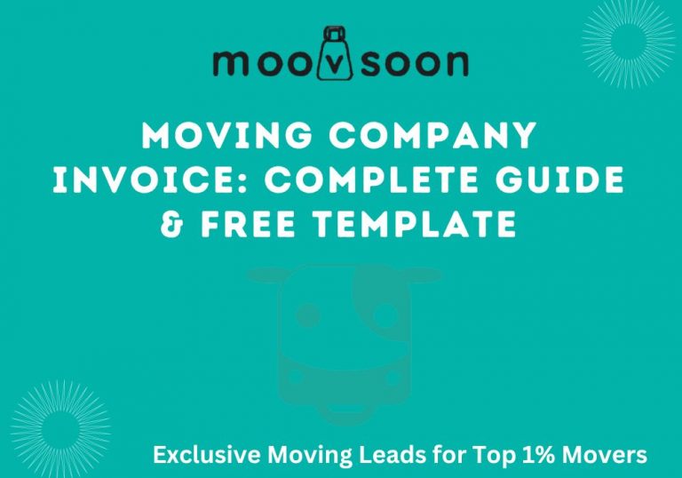 Moving Company Invoice Complete Guide & Free Template